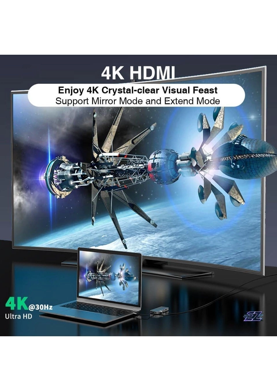 USB C Hub Docking Station