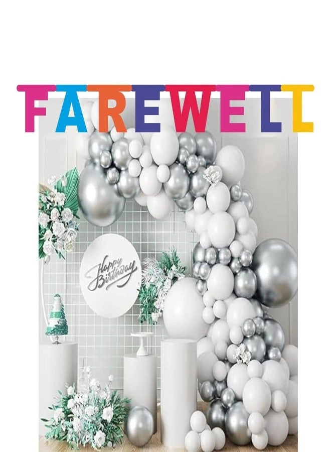 Farewell Colorful Banner - Large 6FT
