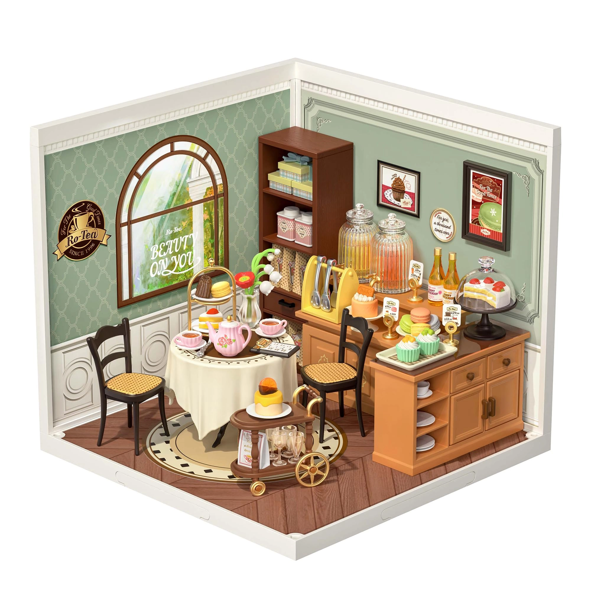 DIY Miniature House Kit - DAILY INSPIRATION CAFE 1:24