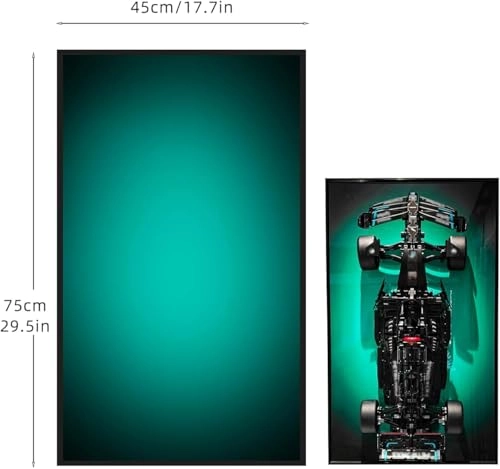 Wall Display Board for LEGO Technic Mercedes AMG F1 W14 E 42171 - aluminium alloy frame