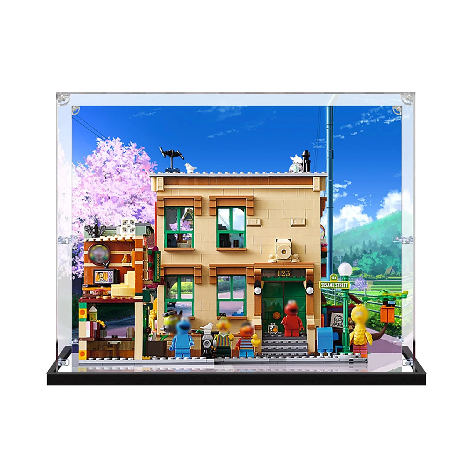 China Display Case - Acrylic 40 x 25 x 30 cm Mirror + Spray Painting Thickened (3mm)