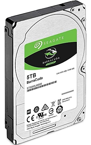 Barracuda 2.5" 5400rpm 128MB SATA 6Gb/s (ST5000LM000) - 5TB
