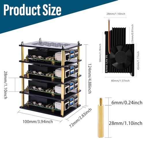 4 Layers Acrylic Case