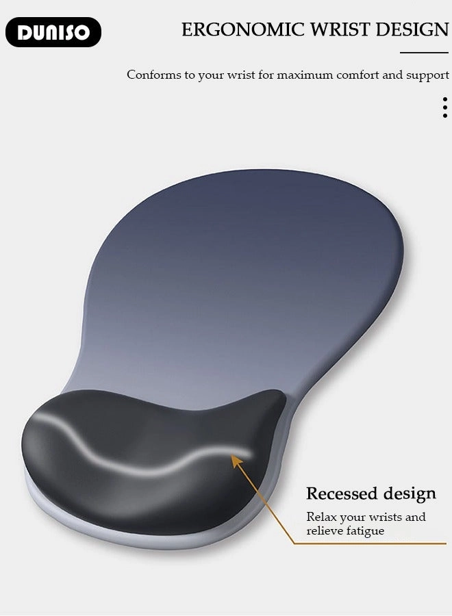 Memory Foam Ergonomic Mouse Pad