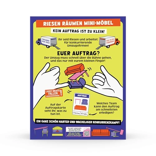 Giant Clear Mini Furniture - German 7 years and up