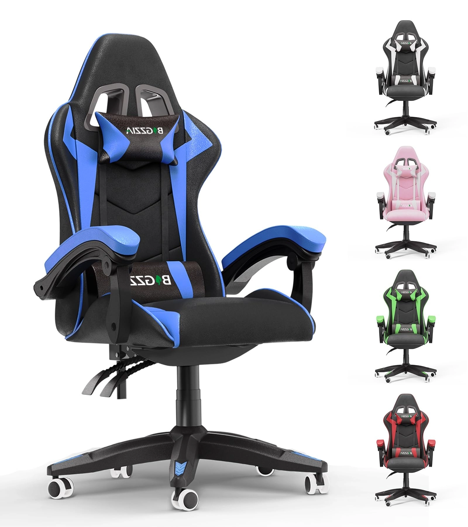 A gaming chair - Adjustable Height Reclining Feature