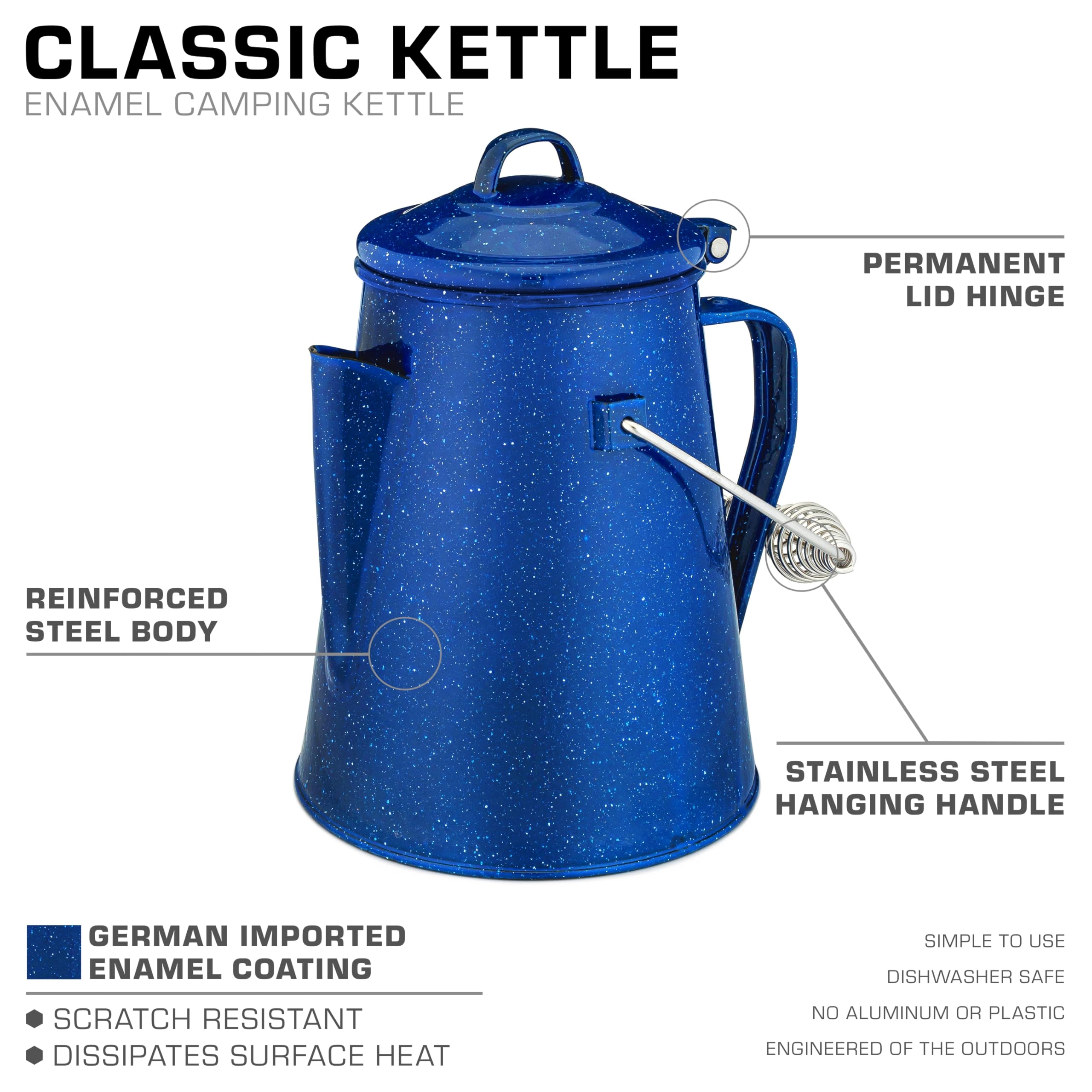 Classic Camping Kettle - 12.0 Count 12 Cups