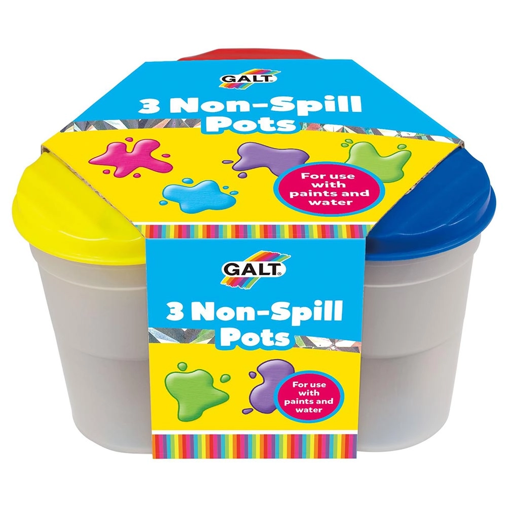 Non-Spill Pots - 3 lids stoppers