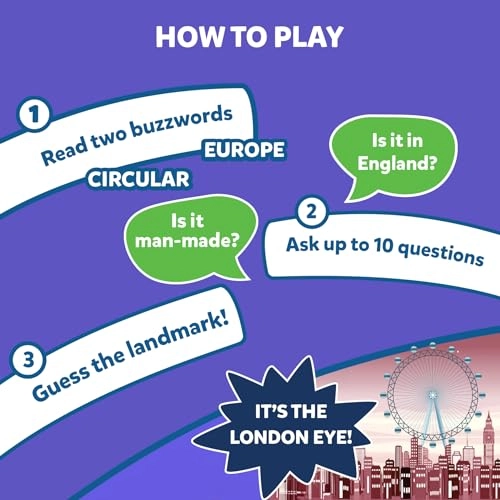 Guess in 10 Legendary Landmarks - Card Game