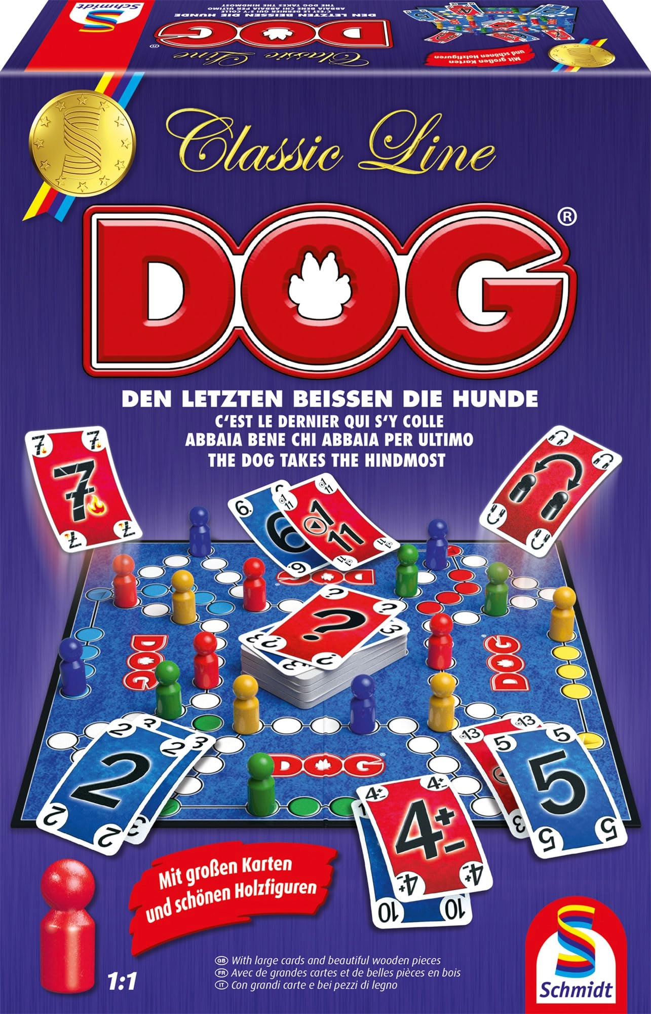 Schmidt Spiele Dog - Extra Large Wooden Toy Figures Large Cards (German)