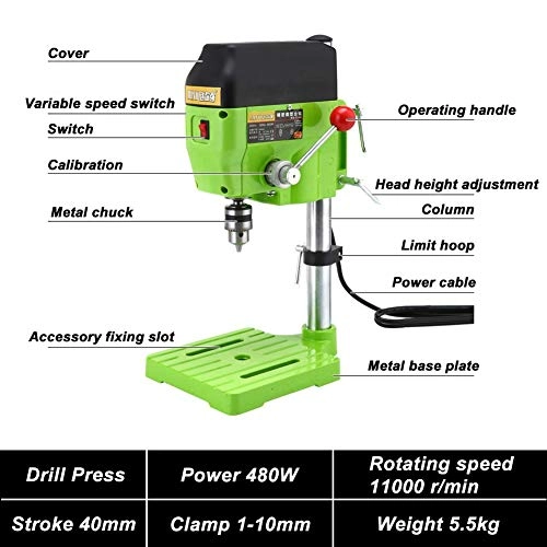 Mini Drill Machine - 480W Variable Speed