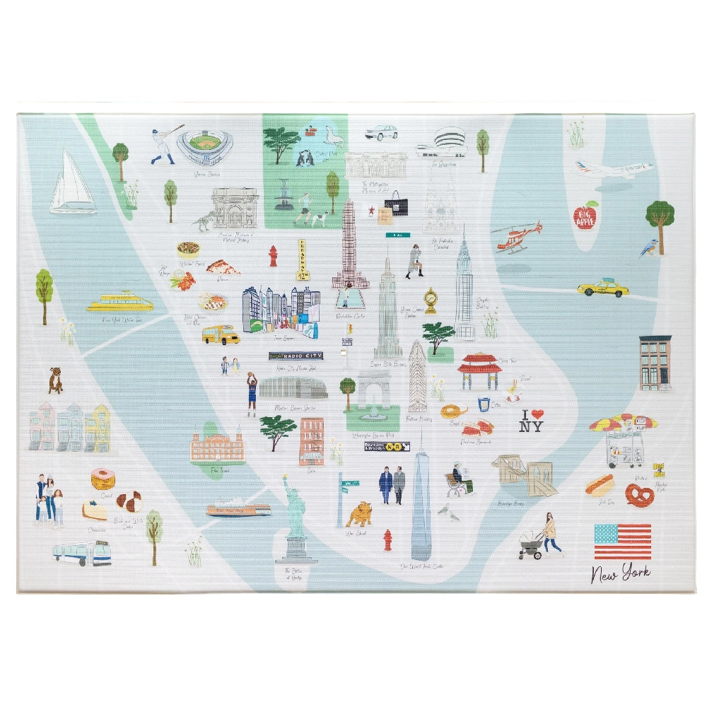 New York City Tour Play Mat - 0 month