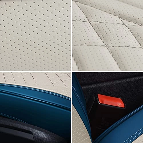 01SP-A18 - Front Seat 2 Pack White and Blue