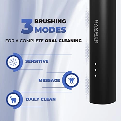 Ultra Flow 2.0 - 2 Replaceable Brush Heads Rechargeable