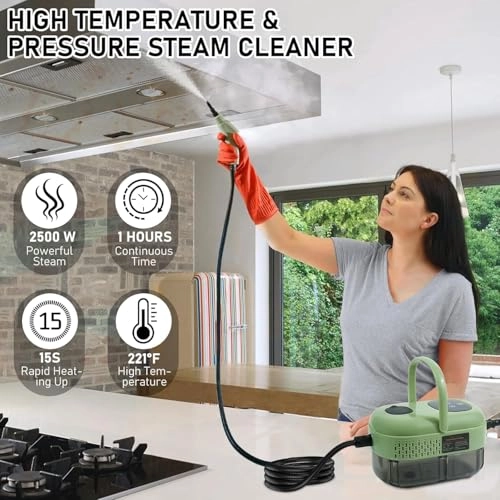 HELEE Handheld Steam Cleaner - 2500W 1L
