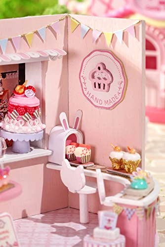 Romantic and Cute Dollhouse Miniature DIY House Kit - Paris Gift Store