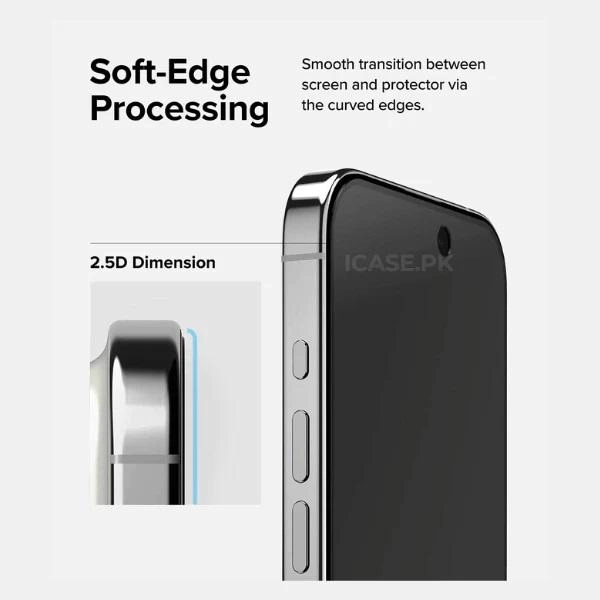 Premium Privacy Screen Protector iPhone 14 Pro Max - EasyFrame Supreme Clarity