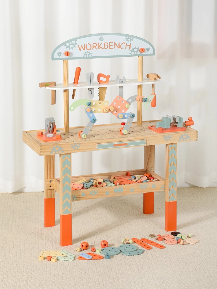 Kids Wooden Tool Bench Set (5551007-MSN23029)