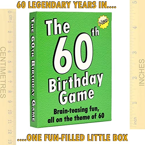 60th Birthday Game - English Kid,Teen,Adult