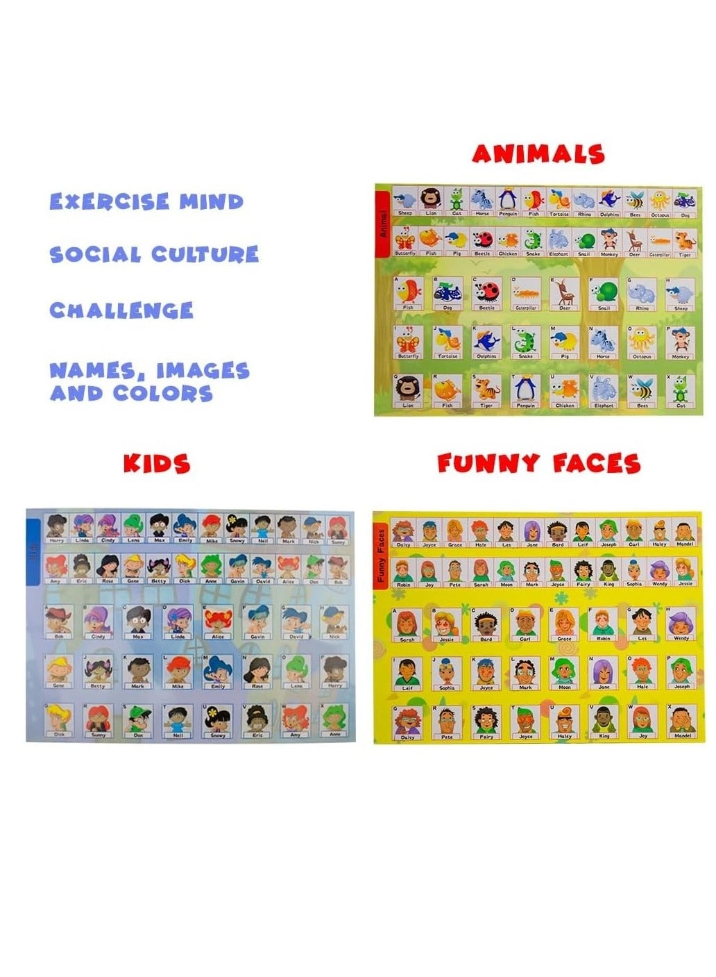 Guess Who Is It - Folding multicoloured