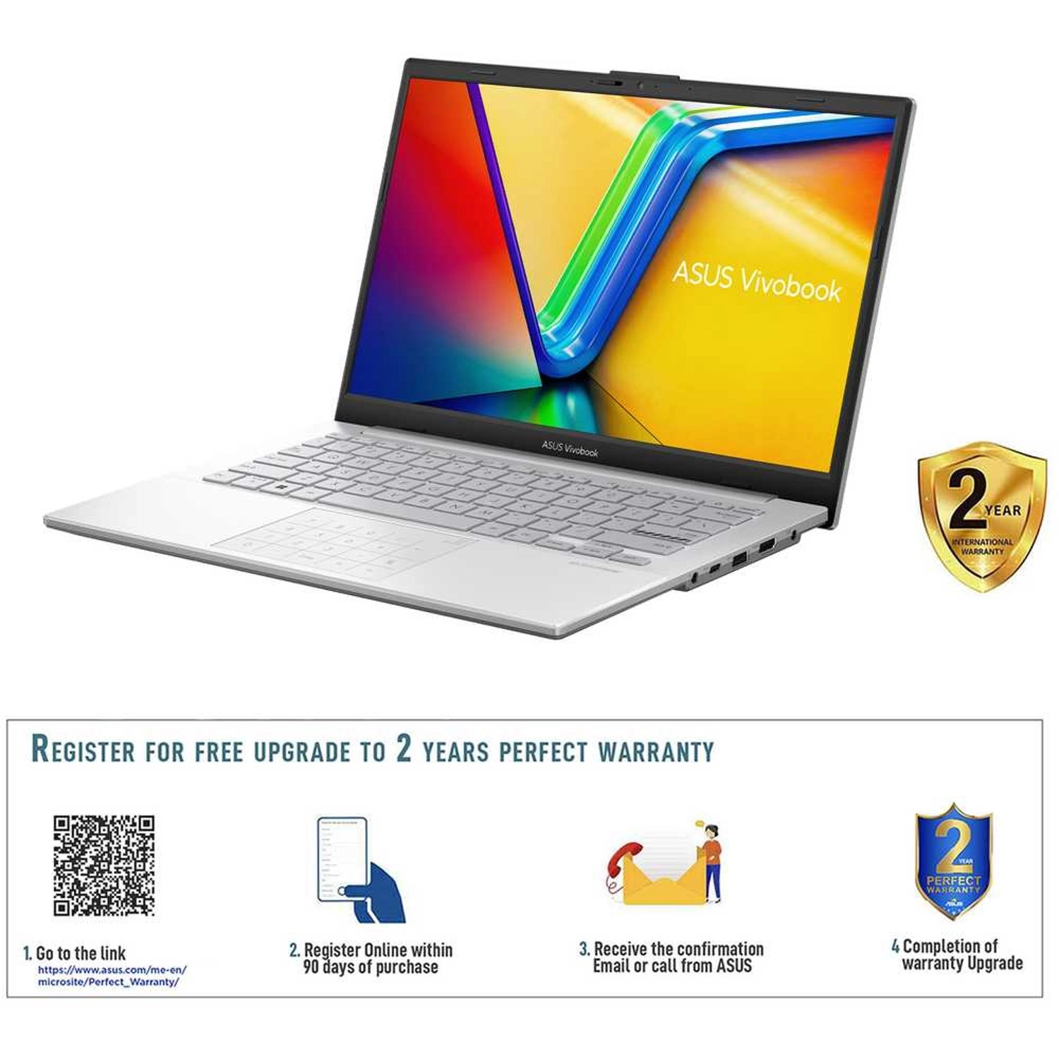 Vivobook Go 14 E1404GA-NK039W - 14'' Core i3-N305 8GB DDR4 256GB SSD