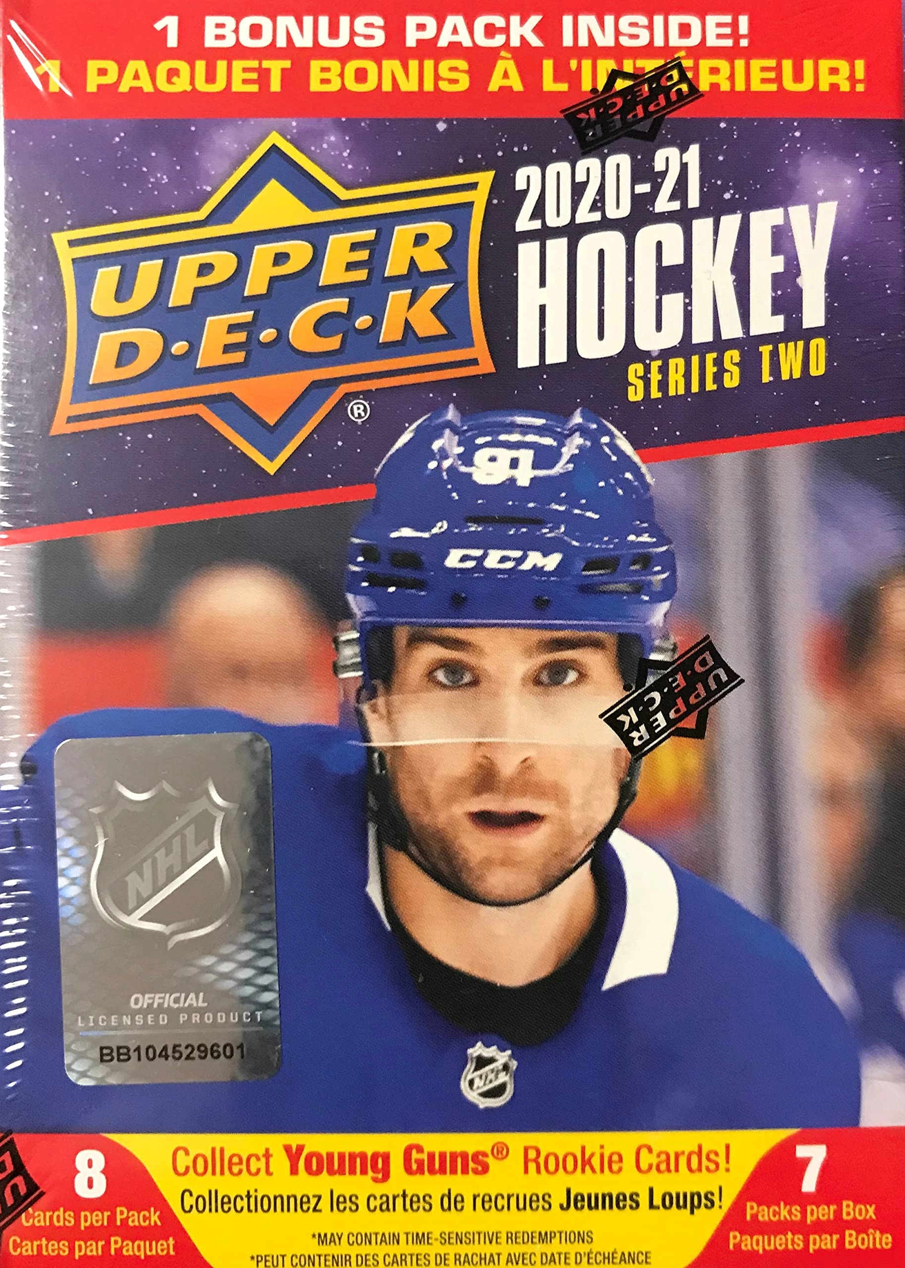 Upper Deck Hockey Series 2 Blaster - 7 packs 8 cards per pack