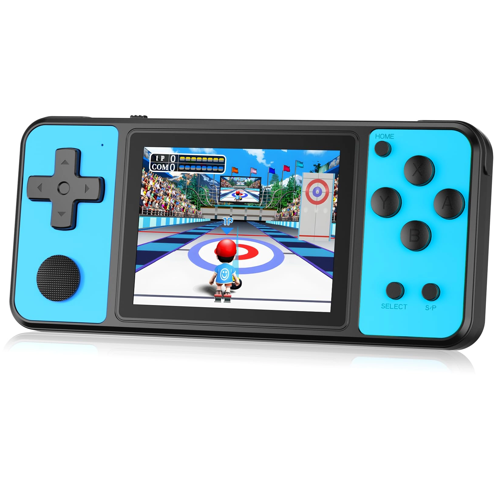 aojiao 32 Bit Handheld Games Consoles - 139 Games 3.0" IPS Green