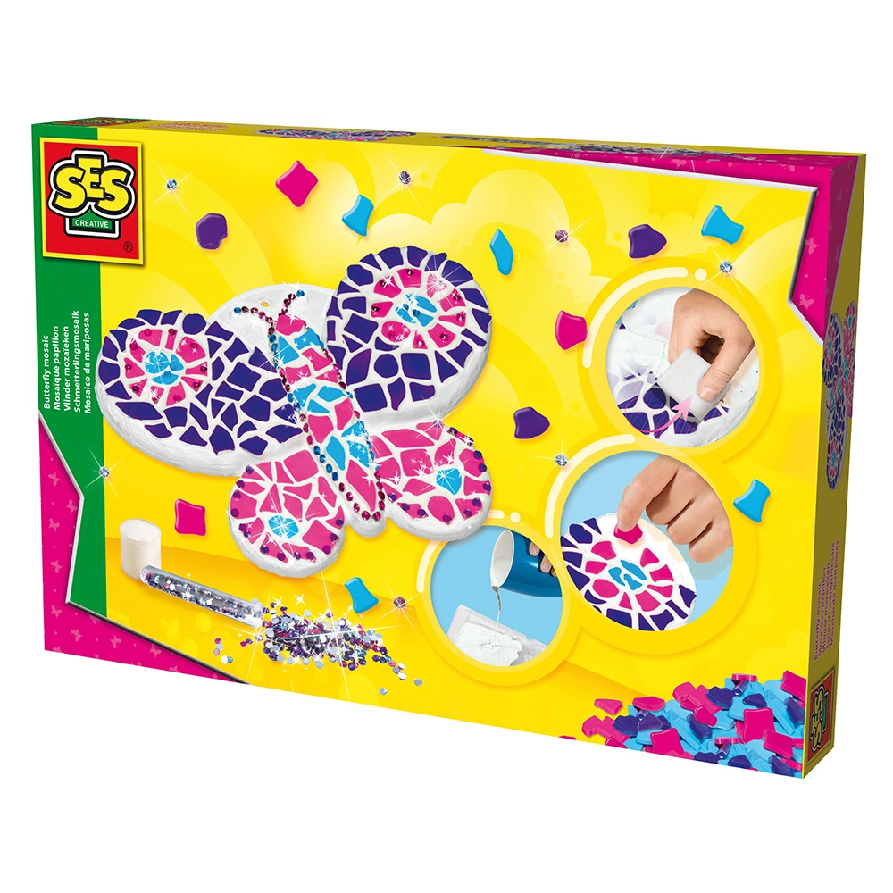 SES Creative Butterfly Mosaic Craft