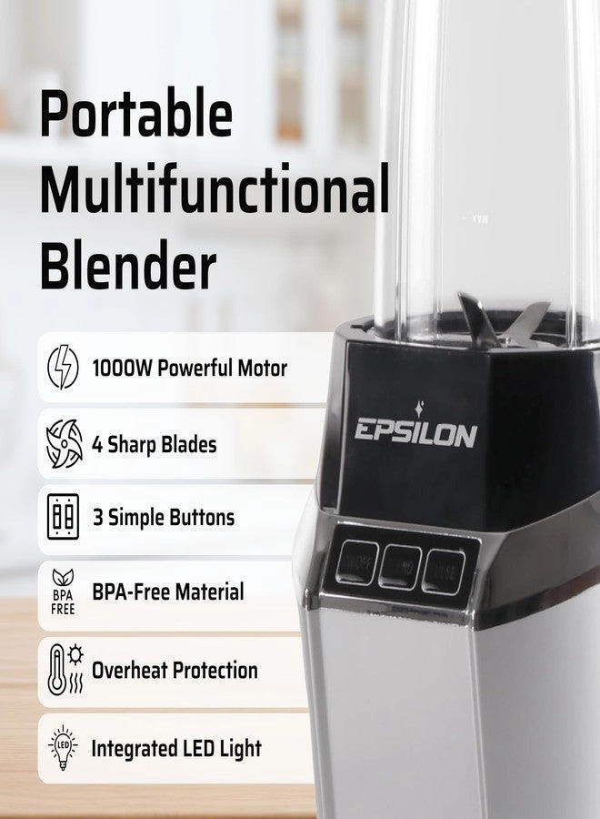 Portable Smoothie Blender - 1000W