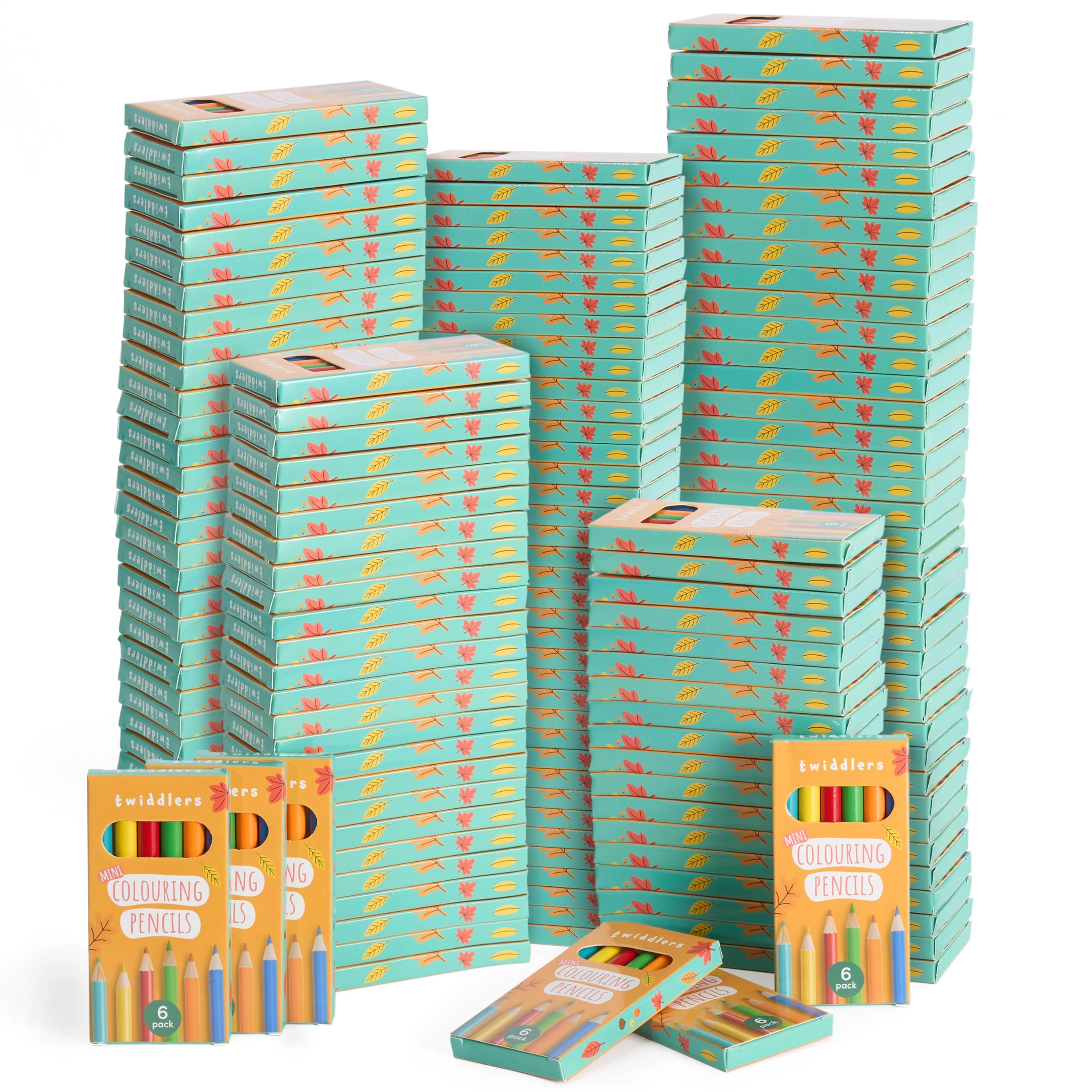 Mini Colouring Pencils - 6 Per Box