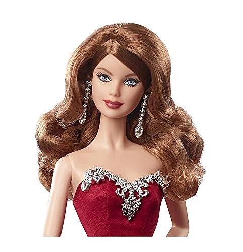 (Refurbished) Barbie Collector 2015 Holiday Doll - Auburn Ages 15+
