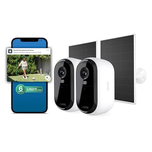 Essential Security Camera 2K + Solar Panels + Secure Plus Plan