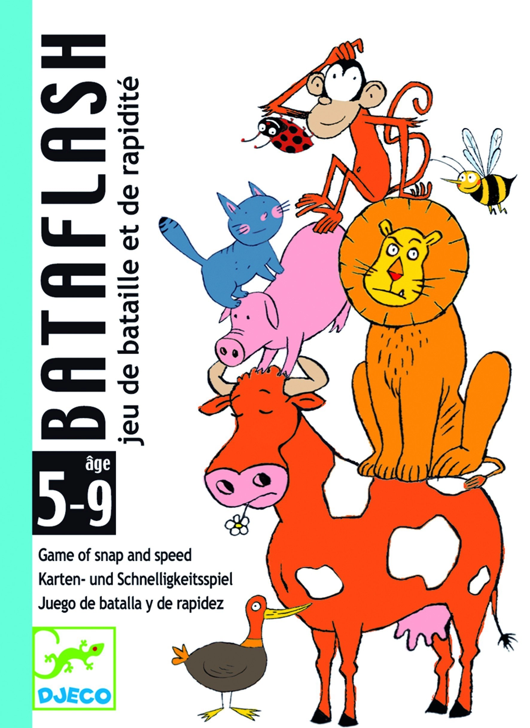 DJECO Cartas Bataflash - Kid 1 pieces