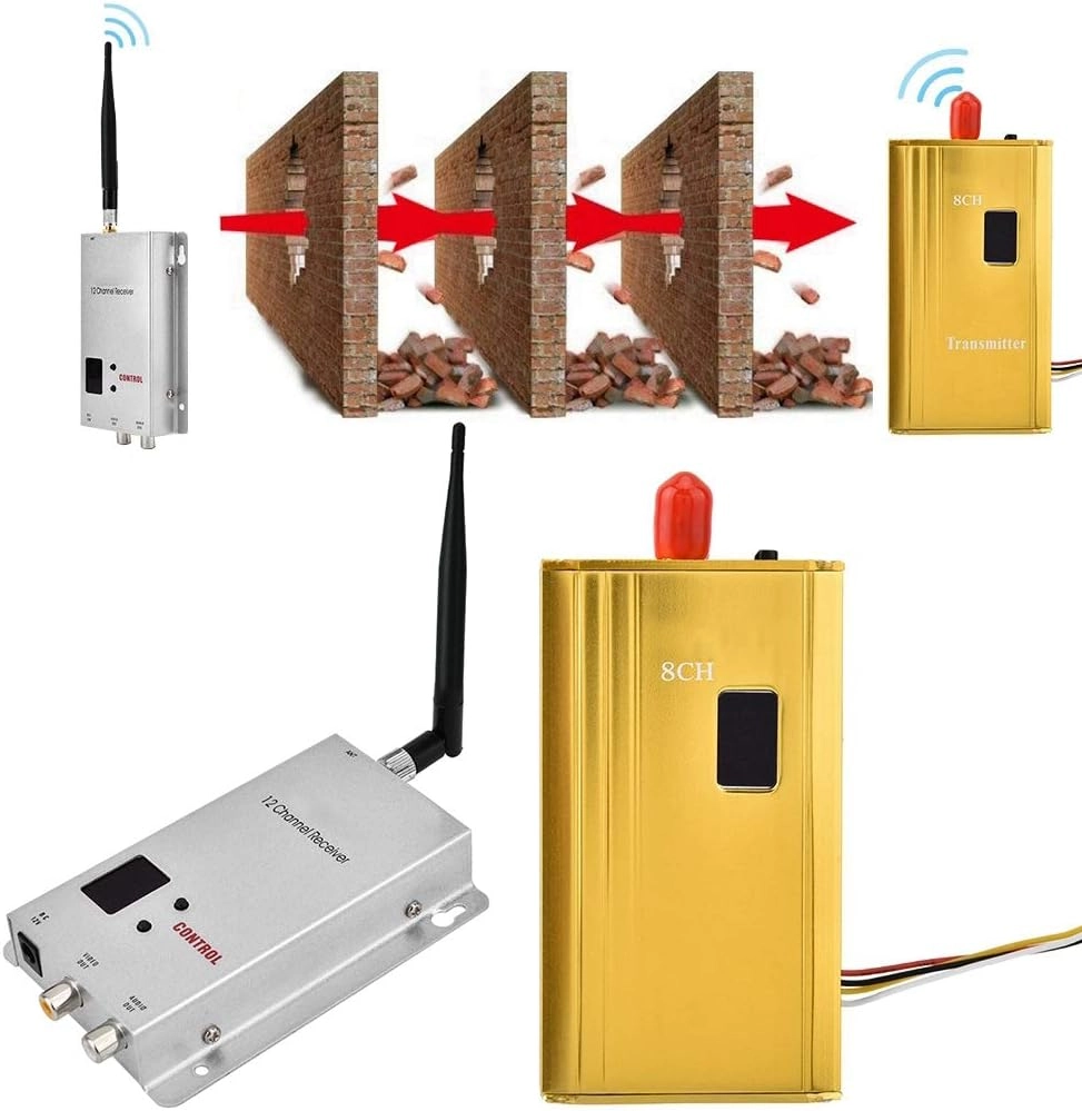 Transmitter - 1.5W 1080/1120/1160/1200MHz + Receiver - 2.4GHz