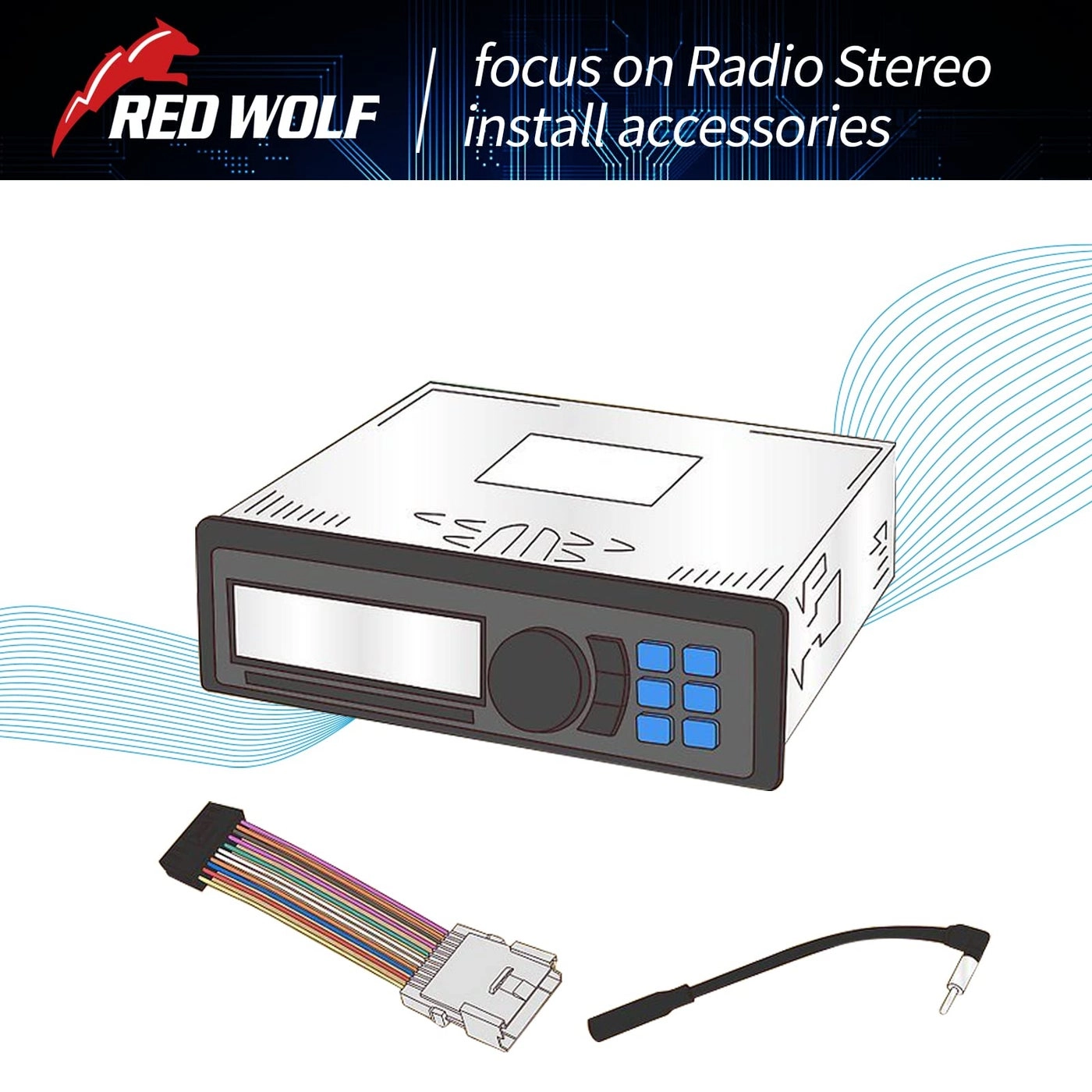 Speaker Wiring Harness - Honda Acura Compatible 4 PCS