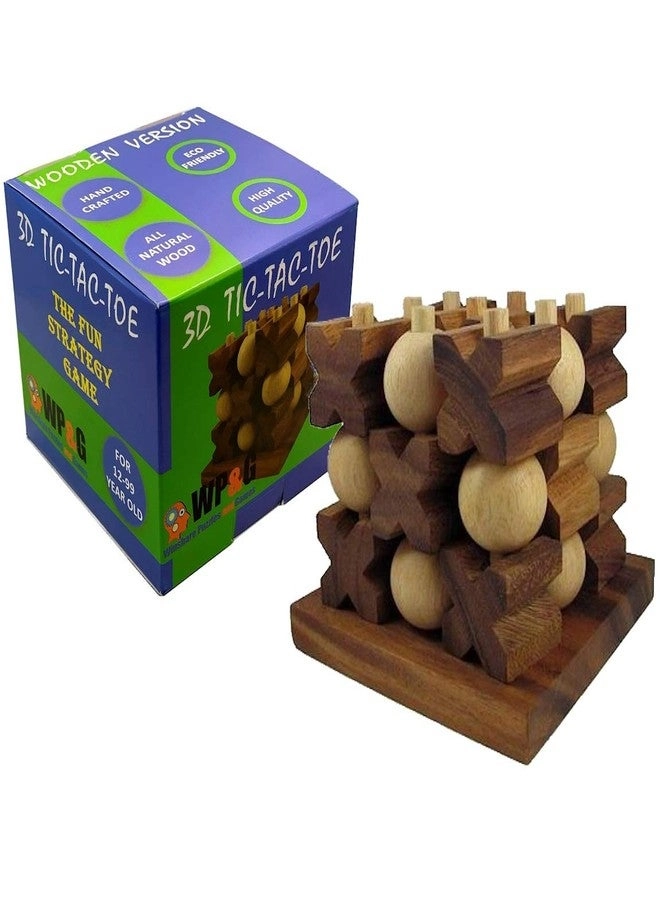 Winshare Puzzles and Games Tic-Tac-Toe - 3D Wooden