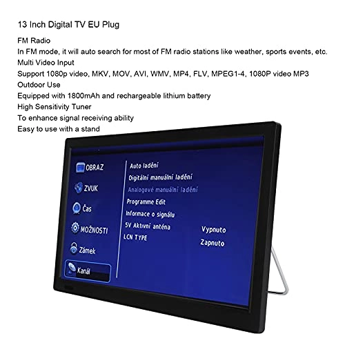 Portable Freeview TV - 1080p 13 Inches