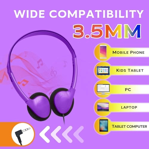 Classroom Headphones Wired Headphone 36 Pack