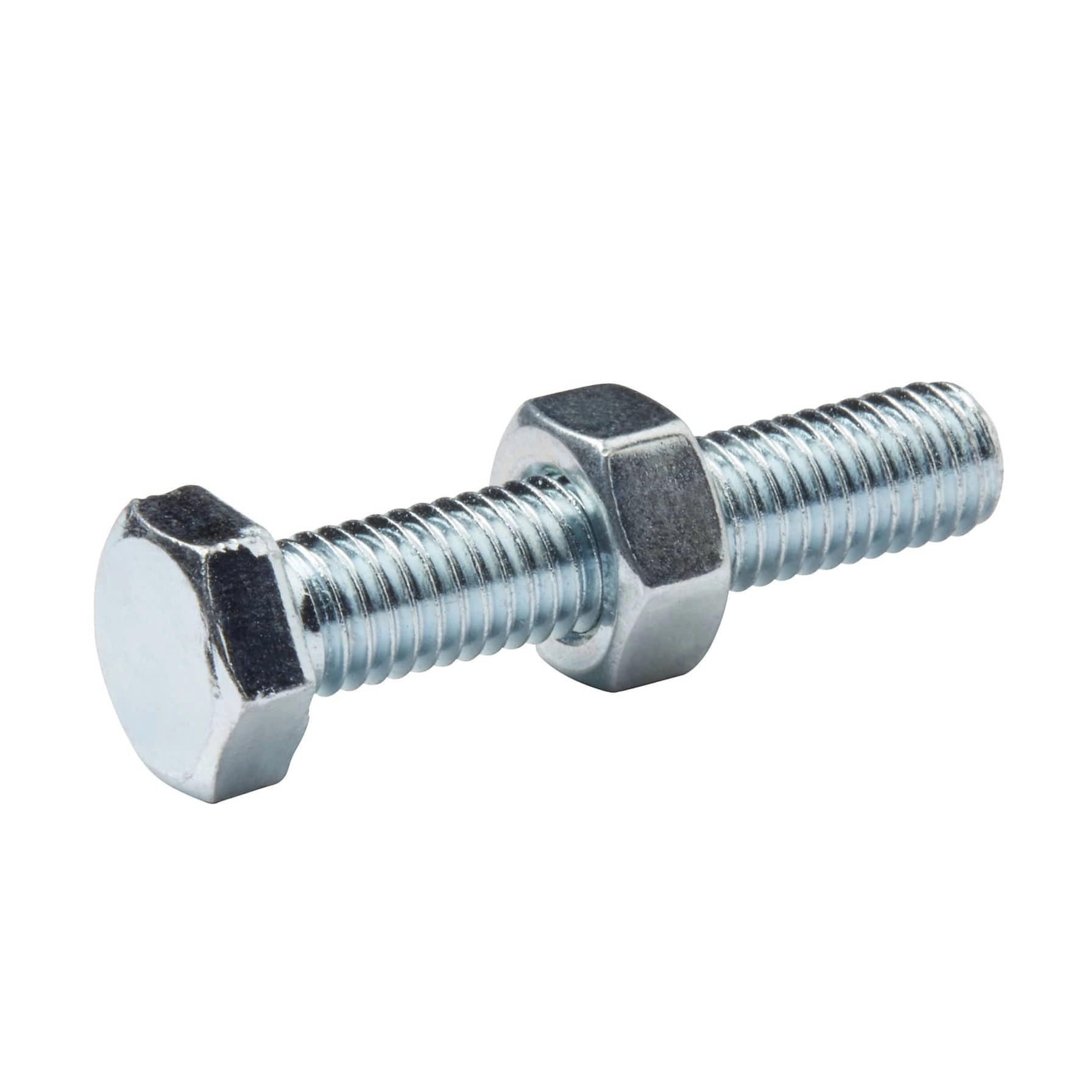 Zinc-Plated Carbon Steel Roofing Nut & Bolt Pack 8mm 40mm