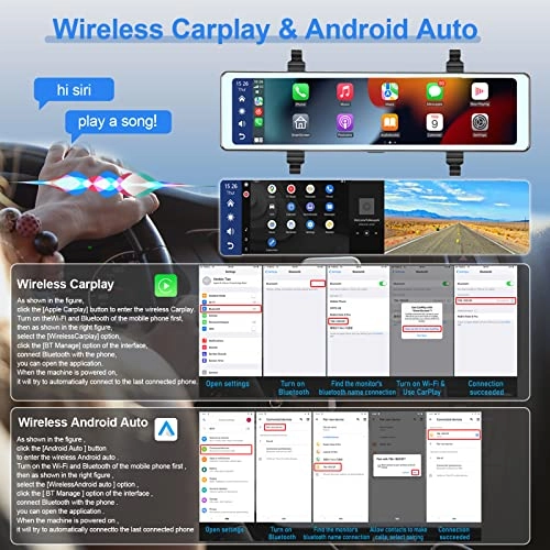 Camera Car Dash Cam Rear View Mirror - 1920 x 1080P