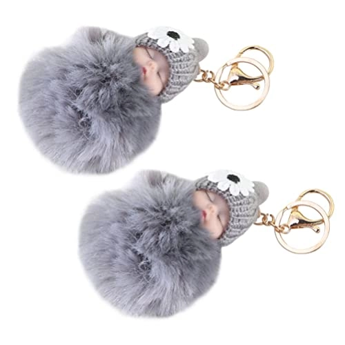 Doll Pompom Keychain