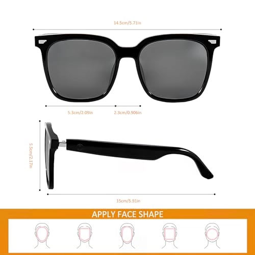 AI Smart Translation Bluetooth Glasses - 140+ languages Bluetooth 5.4