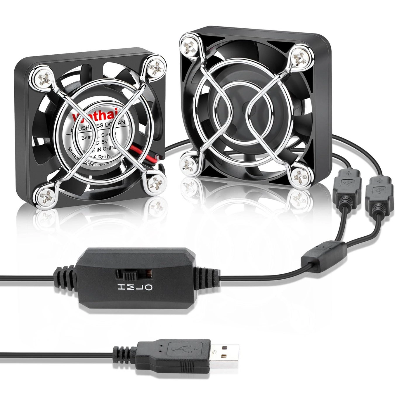 Wathai Mini USB Fan - 40mm x 10mm