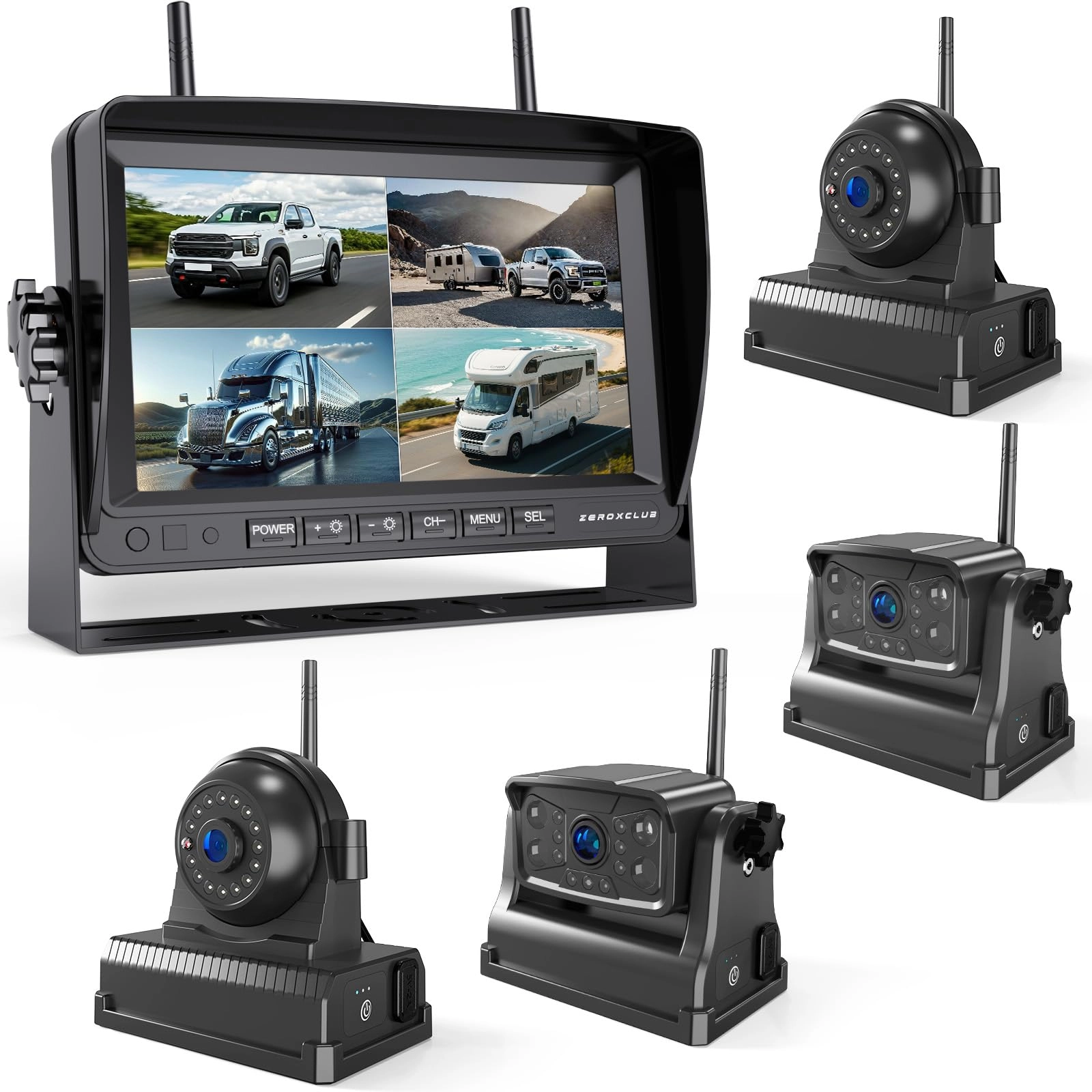 ZEROXCLUB BC704 - Night Vision Wireless 1080P