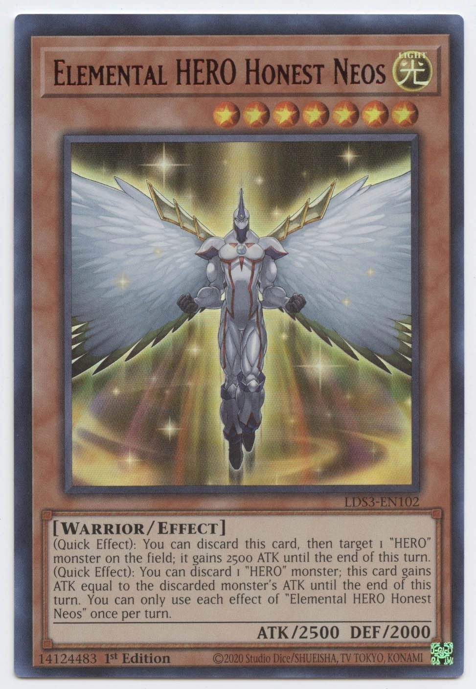 Elemental Hero Honest Neos - LDS3-EN102 1st Edition