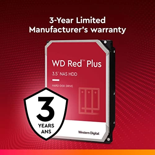 WD Red Plus 3.5" 7200rpm 512MB SATA 6Gb/s (WD120EFBX) - 12TB