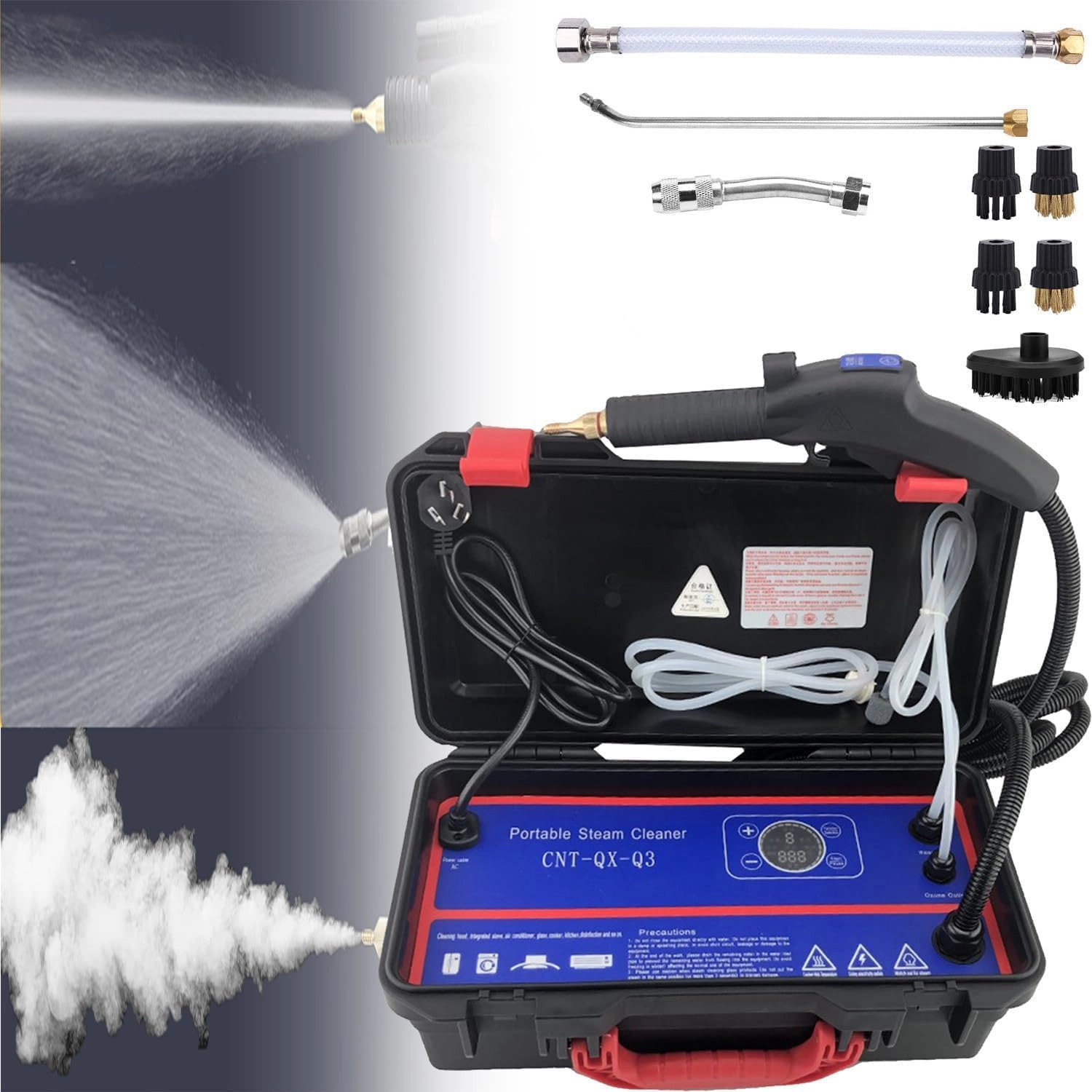 High Pressure Steam Cleaner - 3-3.5bar 300 Milliliters