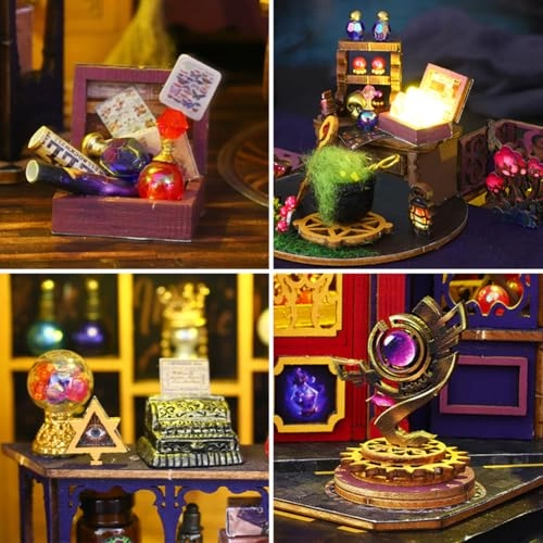 Miniature Wooden Dollhouse Furniture Kit - Creative Room 1:24