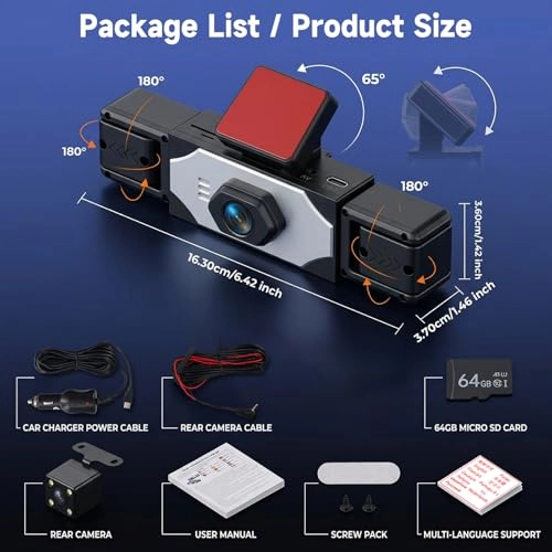 Dash Cam 1080P X 1080P