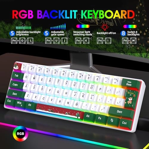 60% Wired Gaming Keyboard - USB-A